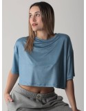 Oversize Parlak Top