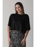 Oversize Parlak Top