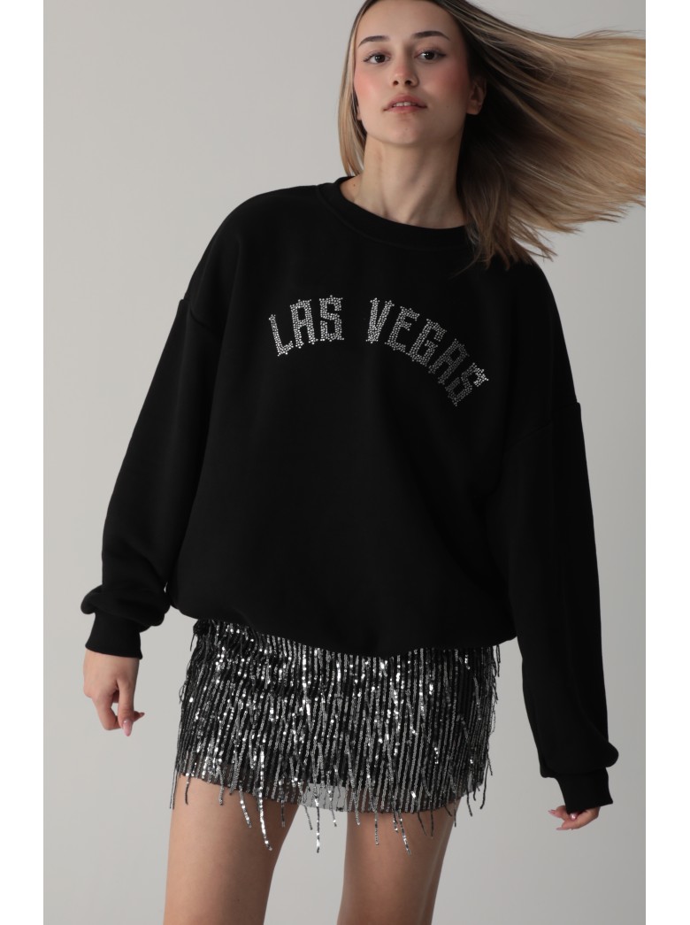 Las Vegas Taşlı Sweatshirt